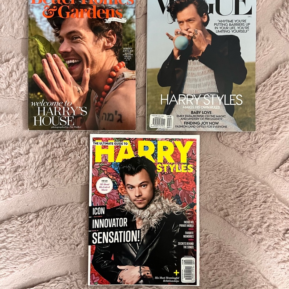 Harry Styles Magazine Trio